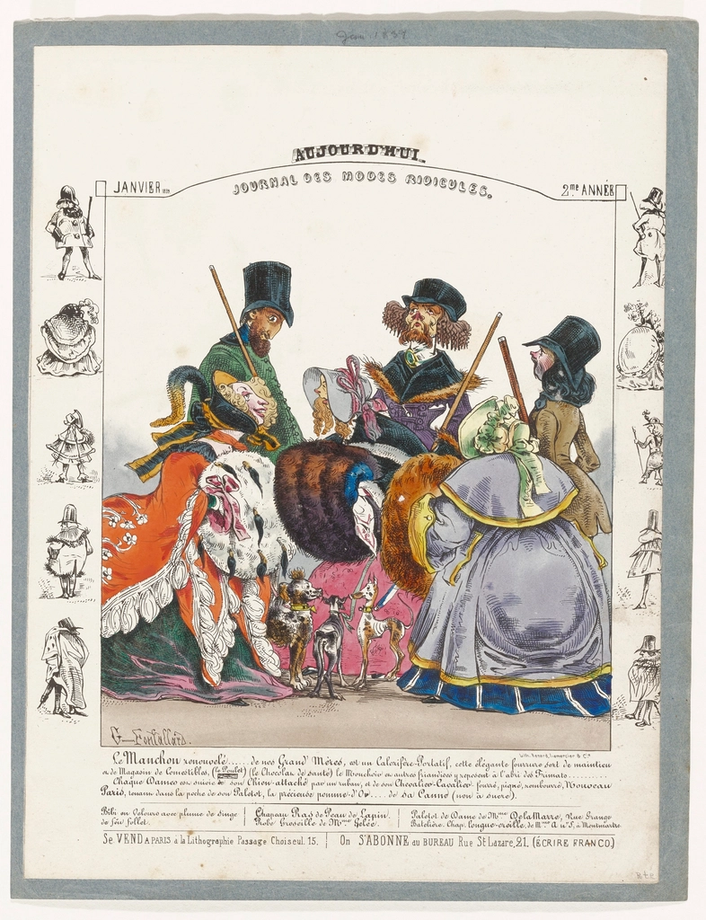 Caricature Aujord'hui, Bulletin Des Modes
